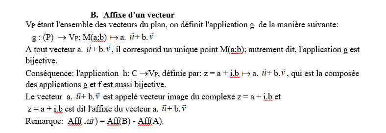 R Sum Mathematiques Terminale D Repr Sentation G Om Trique D Un